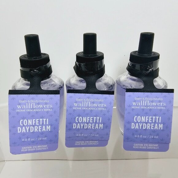 3 CONFETTI DAYDREAM Bath & Body Works Wallflower Refill Bulbs NEW - Picture 5 of 6